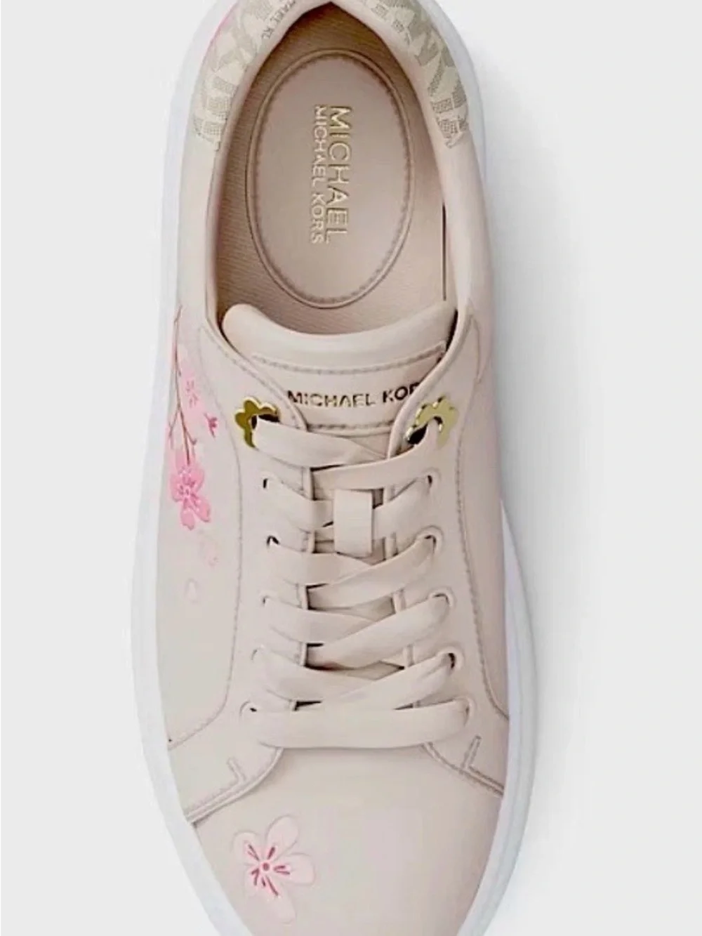Michael Kors Women’s Romey Embellished Platform Sneakers Size 8 New In Box